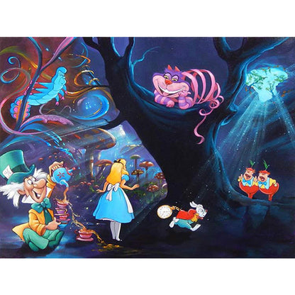 Alice In Wonderland - Full Round Drill Diamond Painting 40*30CM