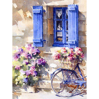 Window View - Full Round Drill Diamond Painting 30*40CM