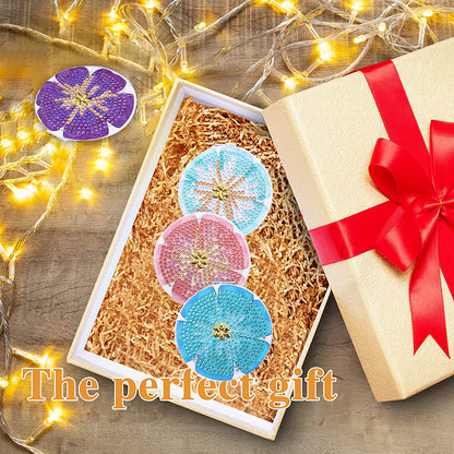 DIY Diamond Art Vanity Mirror Handheld Folding Purse Mirror for Kids Women Girls