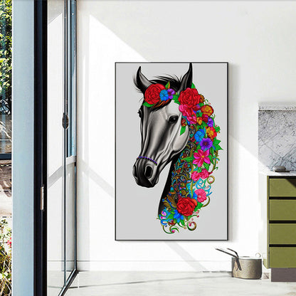 Horse - Full Round Drill Diamond Painting 30*45CM