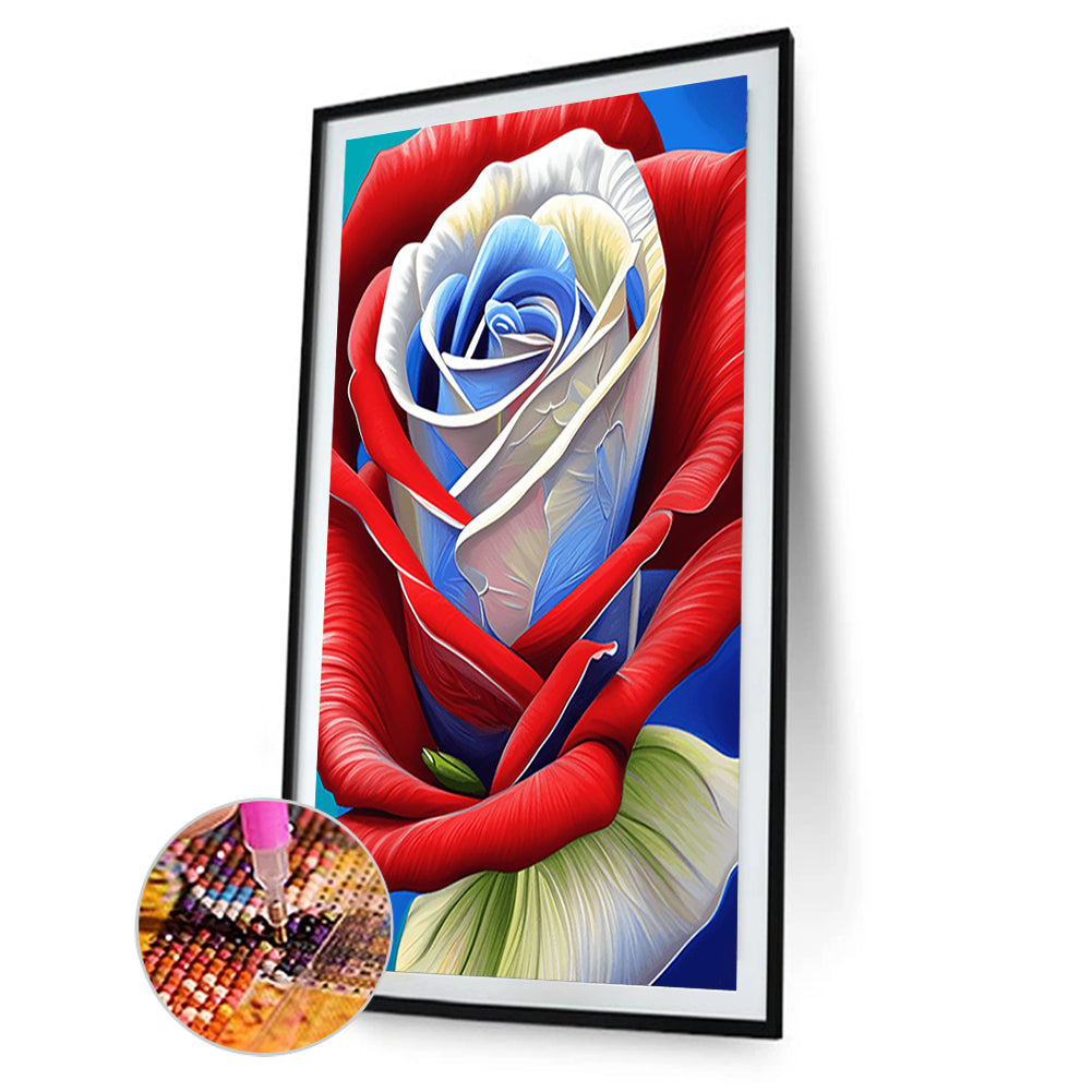 Rose - Full Round Drill Diamond Painting 30*45CM