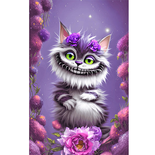 Cheshire Cat - Full Round Drill Diamond Painting 30*45CM