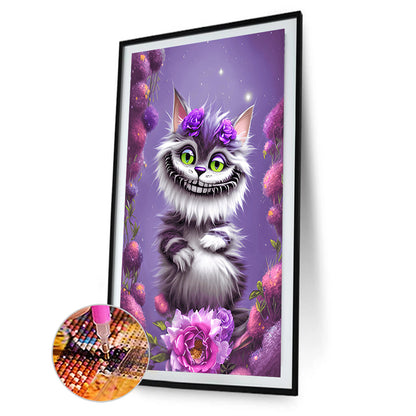 Cheshire Cat - Full Round Drill Diamond Painting 30*45CM