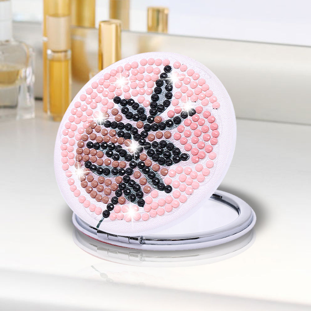 DIY Diamond Art Mosaic Makeup Mirror Art Craft Set Abstract Paint by Number Kits