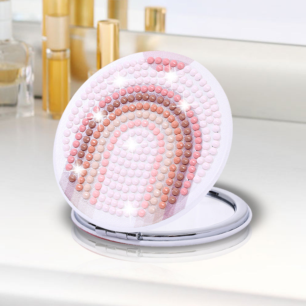 DIY Diamond Art Mosaic Makeup Mirror Art Craft Set Abstract Paint by Number Kits