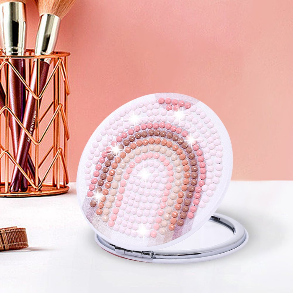 DIY Diamond Art Mosaic Makeup Mirror Art Craft Set Abstract Paint by Number Kits