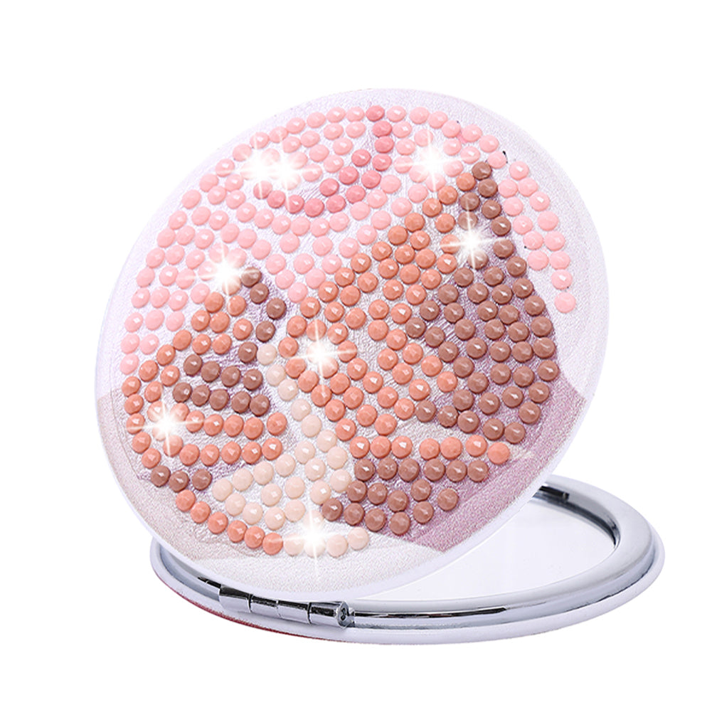 DIY Diamond Art Mosaic Makeup Mirror Art Craft Set Abstract Paint by Number Kits