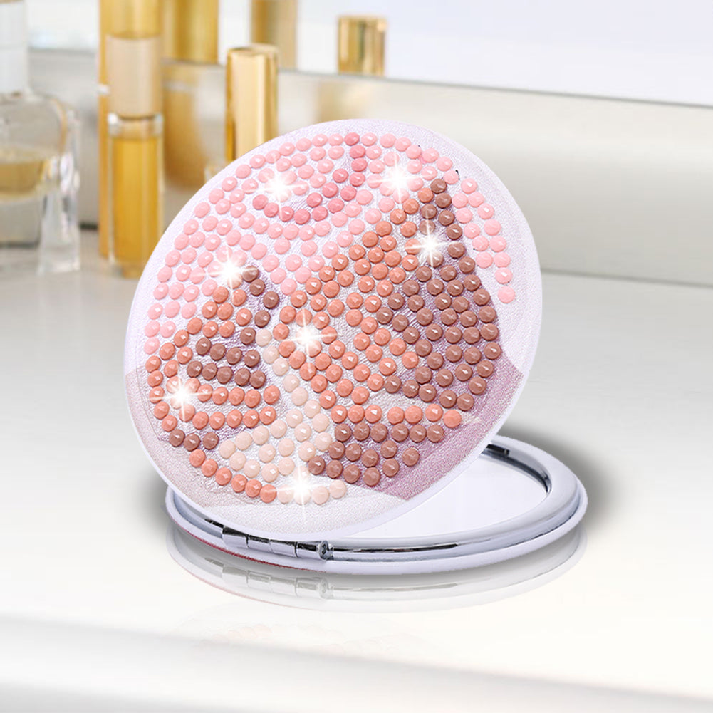 DIY Diamond Art Mosaic Makeup Mirror Art Craft Set Abstract Paint by Number Kits