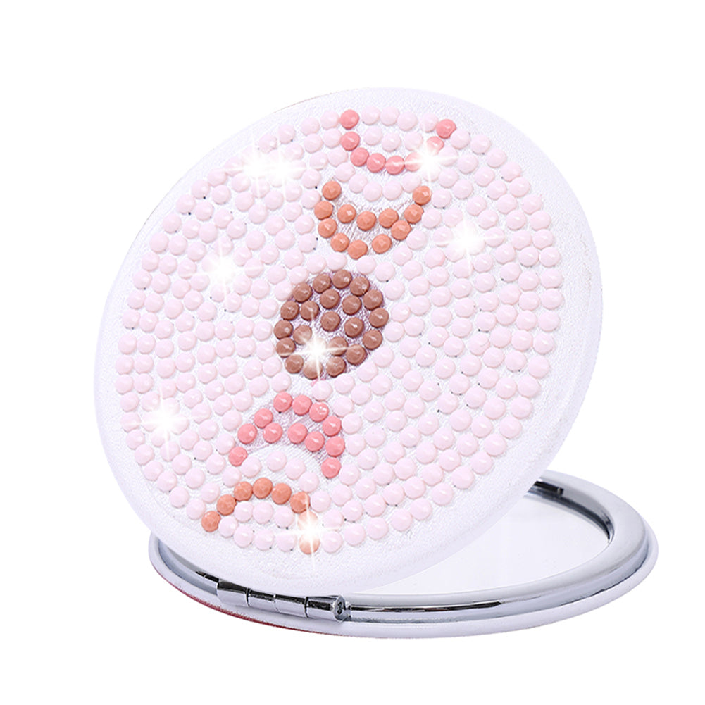 DIY Diamond Art Mosaic Makeup Mirror Art Craft Set Abstract Paint by Number Kits