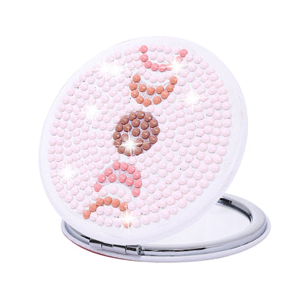 DIY Diamond Art Mosaic Makeup Mirror Art Craft Set Abstract Paint by Number Kits