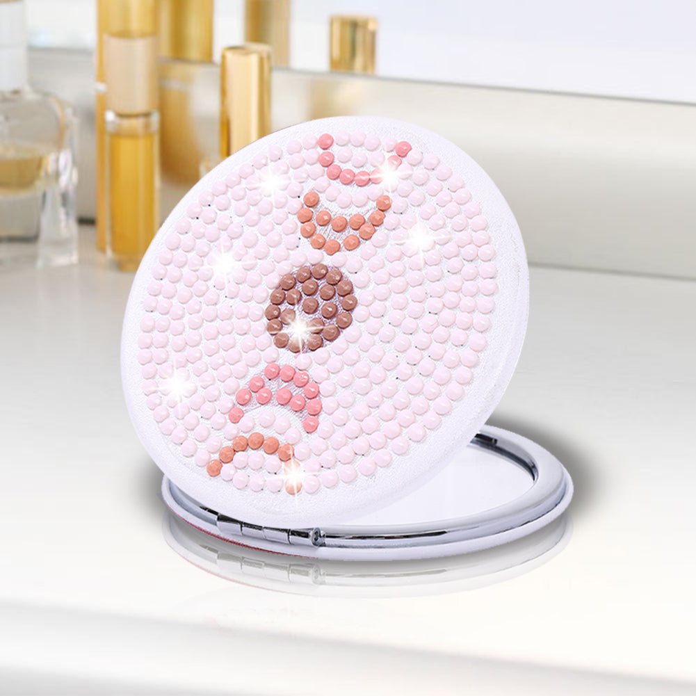 DIY Diamond Art Mosaic Makeup Mirror Art Craft Set Abstract Paint by Number Kits