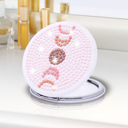 DIY Diamond Art Mosaic Makeup Mirror Art Craft Set Abstract Paint by Number Kits