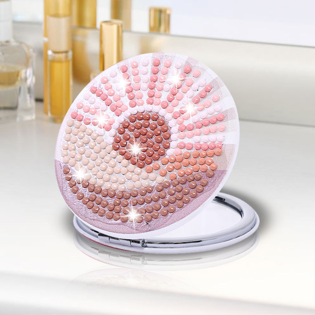 DIY Diamond Art Mosaic Makeup Mirror Art Craft Set Abstract Paint by Number Kits