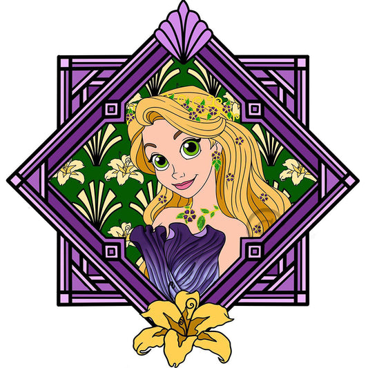 Long Hair Princess - Full Round Drill Diamond Painting 40*40CM