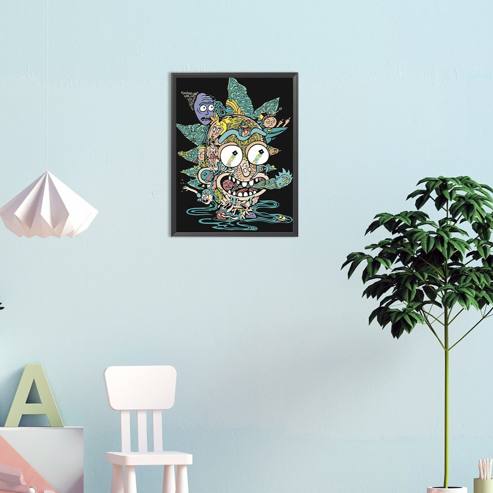 Rick Sanchez - Full Round Drill Diamond Painting 30*40CM