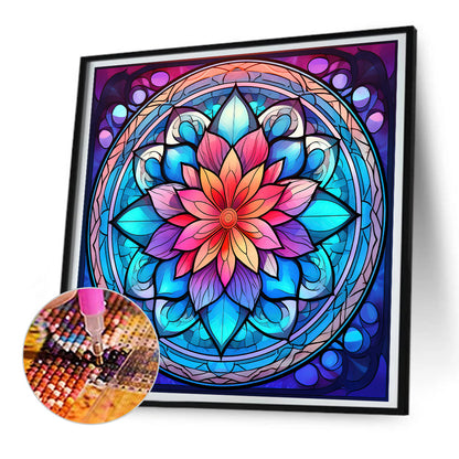 Mandala Glass Painting - Full Round Drill Diamond Painting 30*30CM