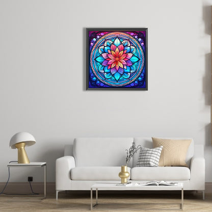 Mandala Glass Painting - Full Round Drill Diamond Painting 30*30CM