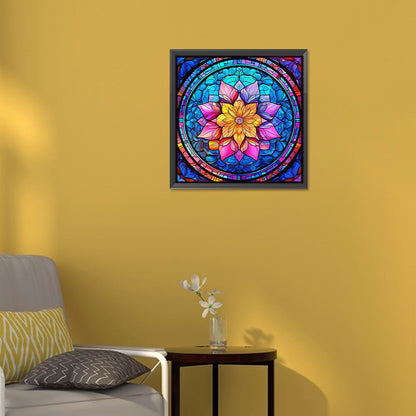 Mandala Glass Painting - Full Round Drill Diamond Painting 30*30CM