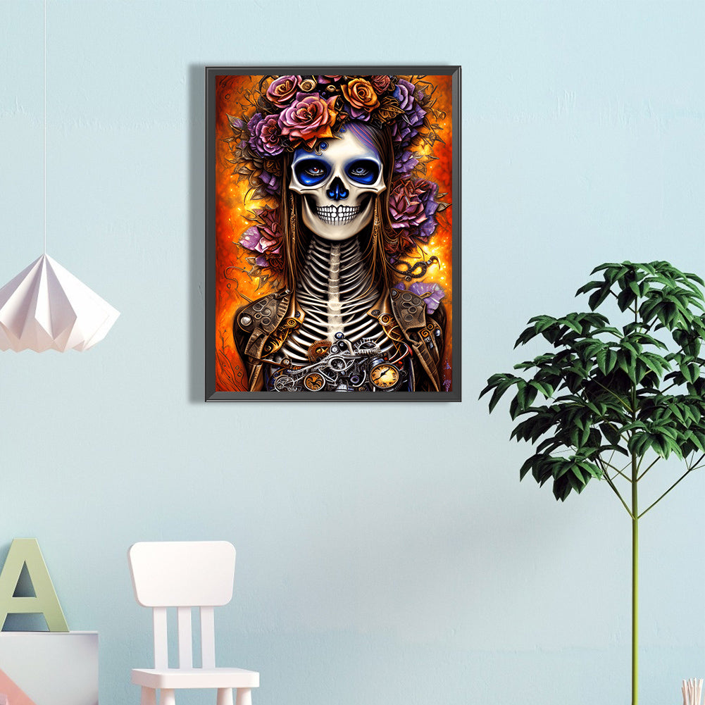 Skeleton - Full Round Drill Diamond Painting 40*60CM