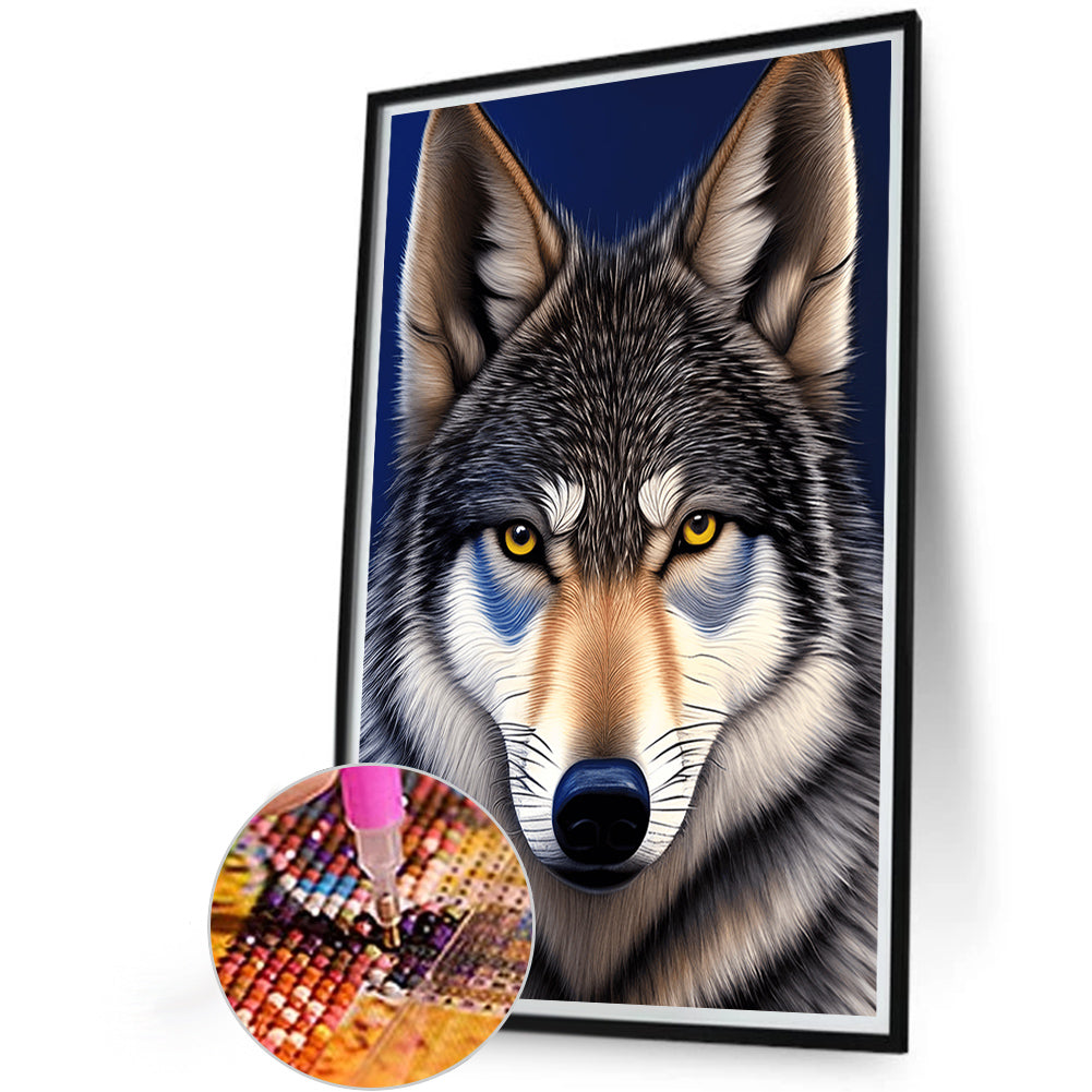 Wolf - Full Round Drill Diamond Painting 40*60CM