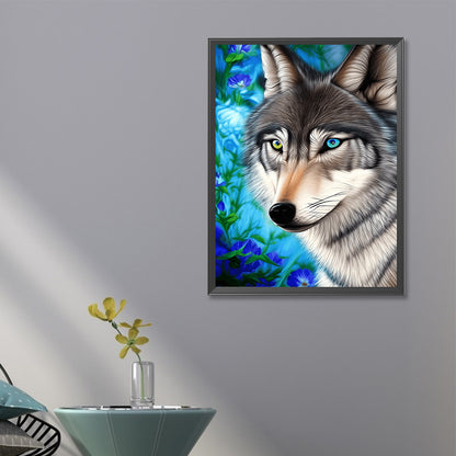 Patriotic Dog - Full Round Drill Diamond Painting 40*60CM