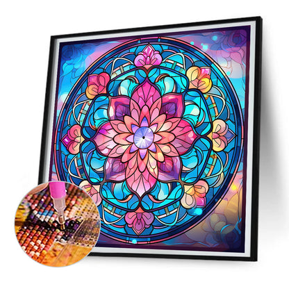 Mandala Glass Painting - Full Round Drill Diamond Painting 30*30CM