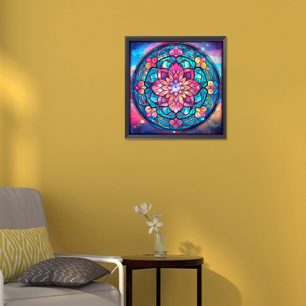 Mandala Glass Painting - Full Round Drill Diamond Painting 30*30CM