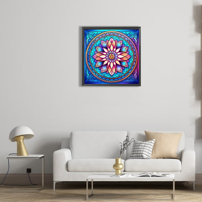 Mandala Glass Painting - Full Round Drill Diamond Painting 30*30CM