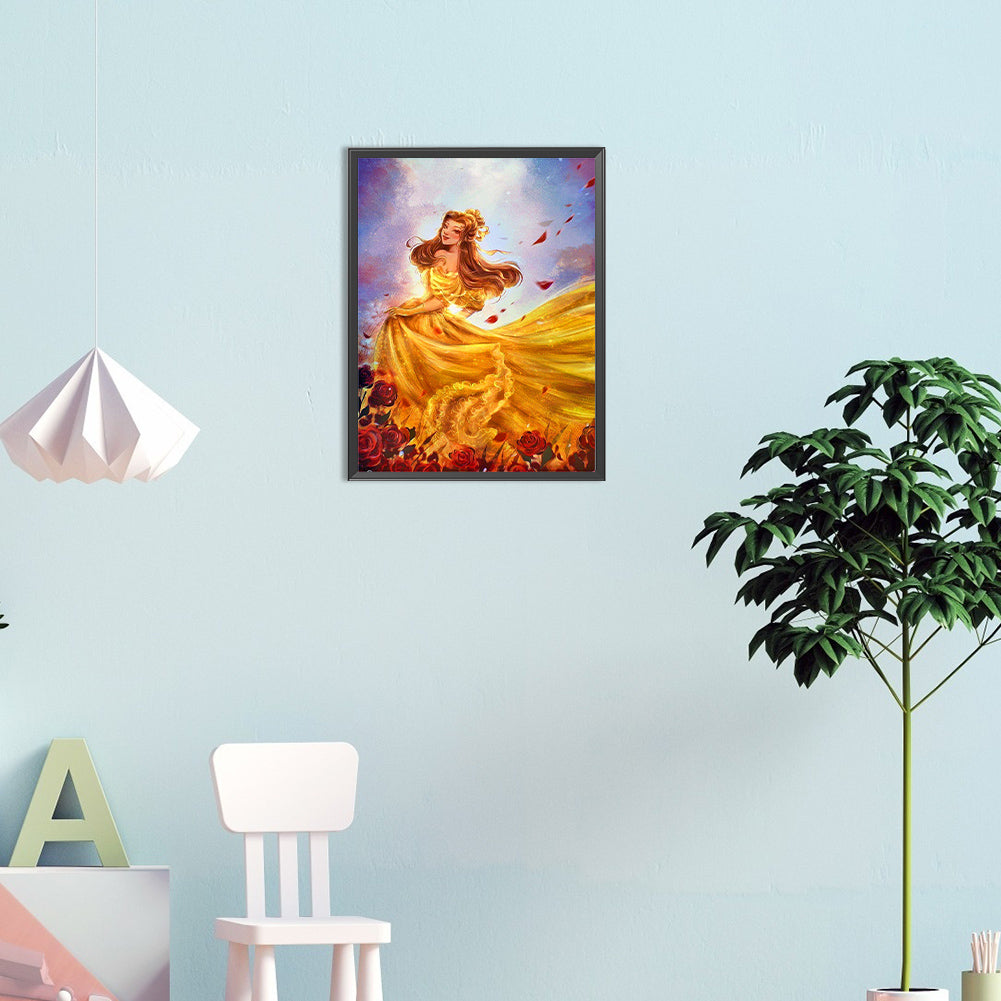 Belle - Full Round Drill Diamond Painting 30*40CM