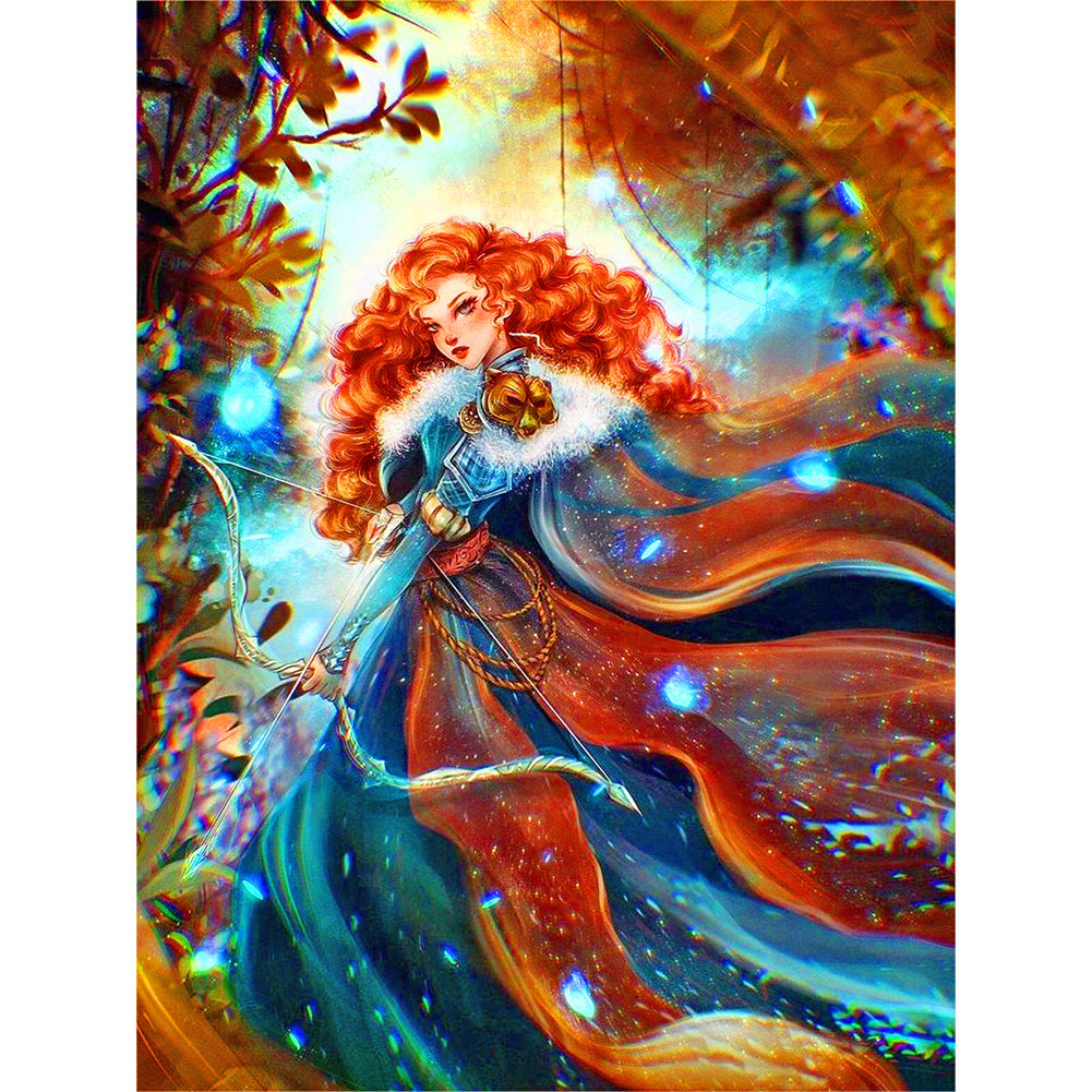Merida - Full Round Drill Diamond Painting 30*40CM