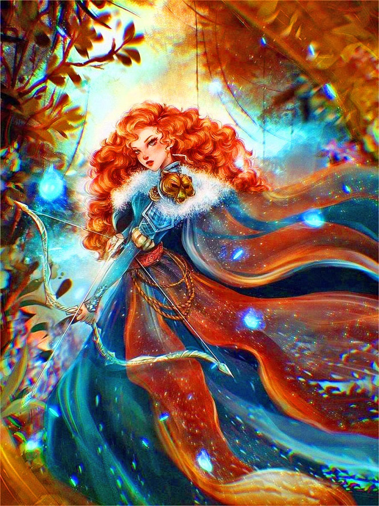 Merida - Full Round Drill Diamond Painting 30*40CM
