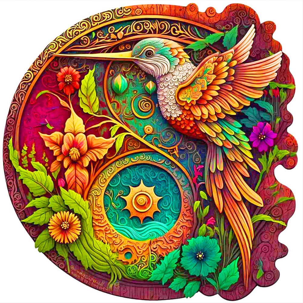 Bird - Full Round Drill Diamond Painting 30*30CM