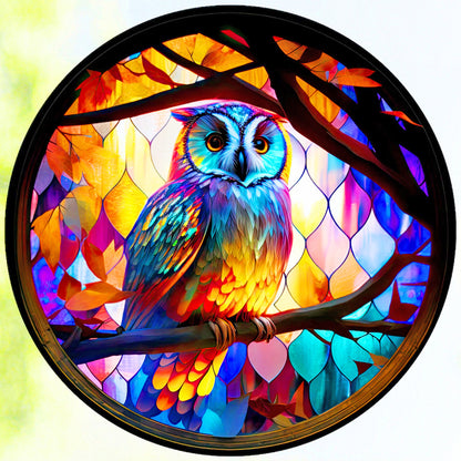 Owl - Full Round Drill Diamond Painting 30*30CM
