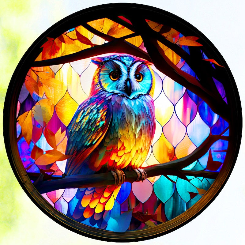 Owl - Full Round Drill Diamond Painting 30*30CM
