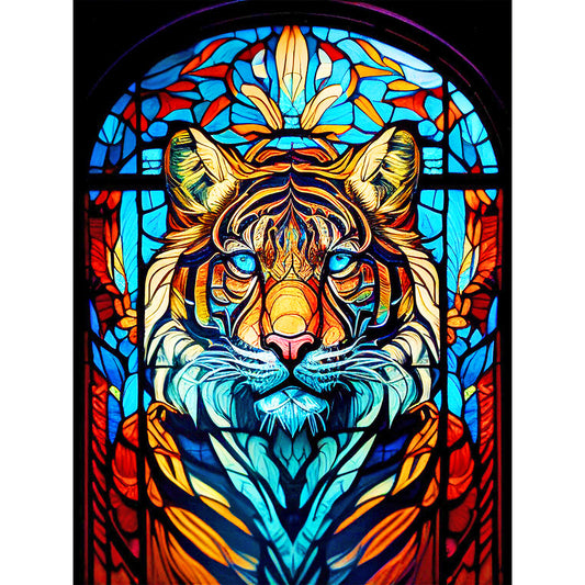 Tiger - Full Round Drill Diamond Painting 30*40CM