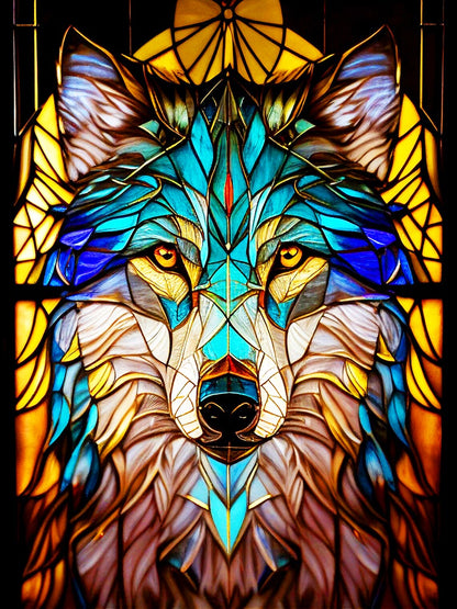Wolf - Full Round Drill Diamond Painting 30*40CM