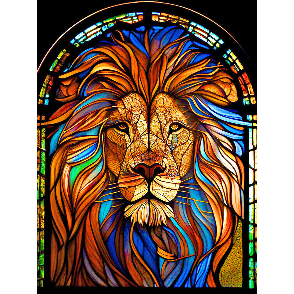 Lion - Full Round Drill Diamond Painting 30*40CM