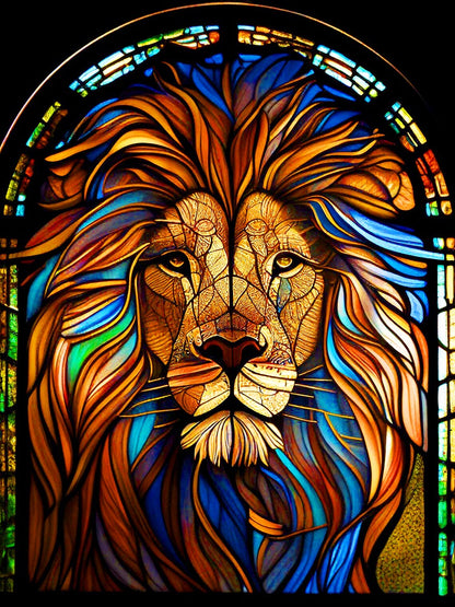 Lion - Full Round Drill Diamond Painting 30*40CM