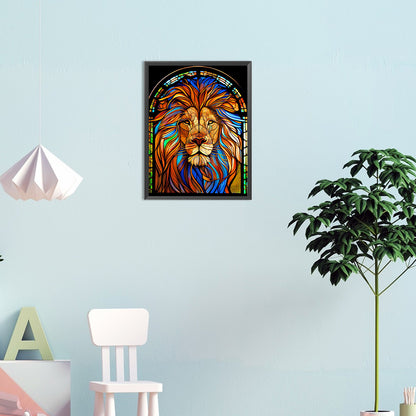 Lion - Full Round Drill Diamond Painting 30*40CM