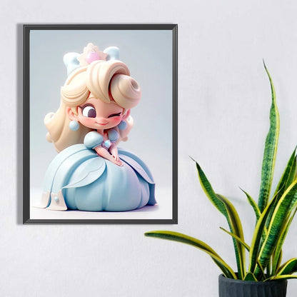 Princess Cinderella - Full Square Drill Diamond Painting 30*40CM