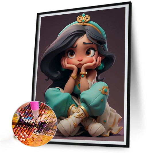 Princess Jasmine - Full Square Drill Diamond Painting 30*40CM
