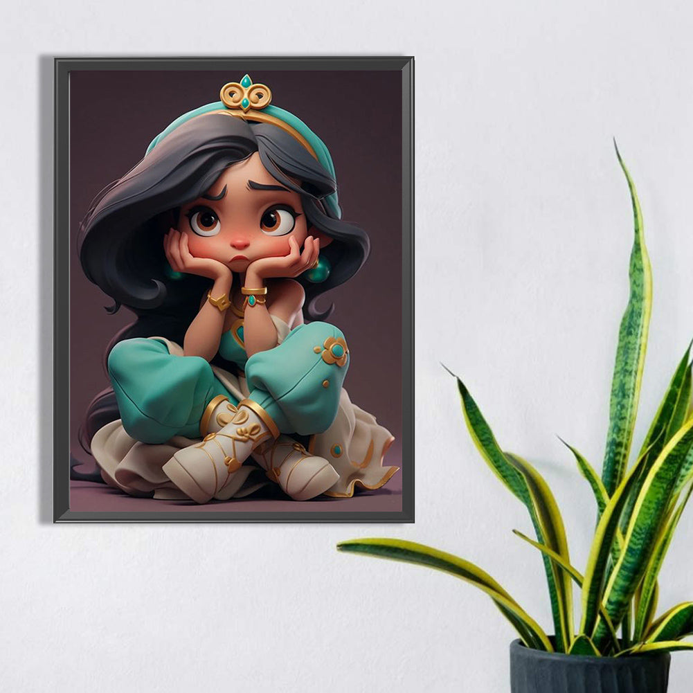 Princess Jasmine - Full Square Drill Diamond Painting 30*40CM