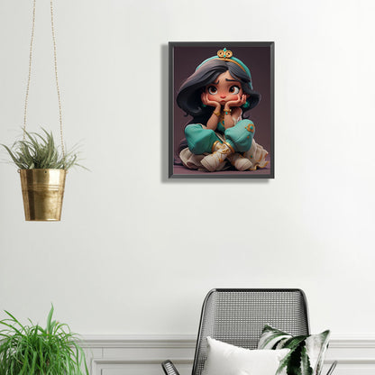 Princess Jasmine - Full Square Drill Diamond Painting 30*40CM