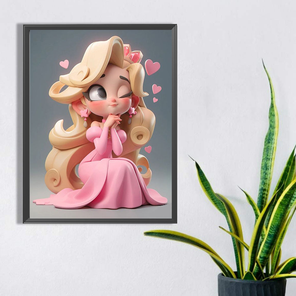 Princess Sleeping Beauty - Full Square Drill Diamond Painting 30*40CM