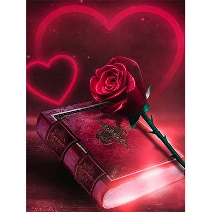 Love Rose - Full Round Drill Diamond Painting 30*40CM