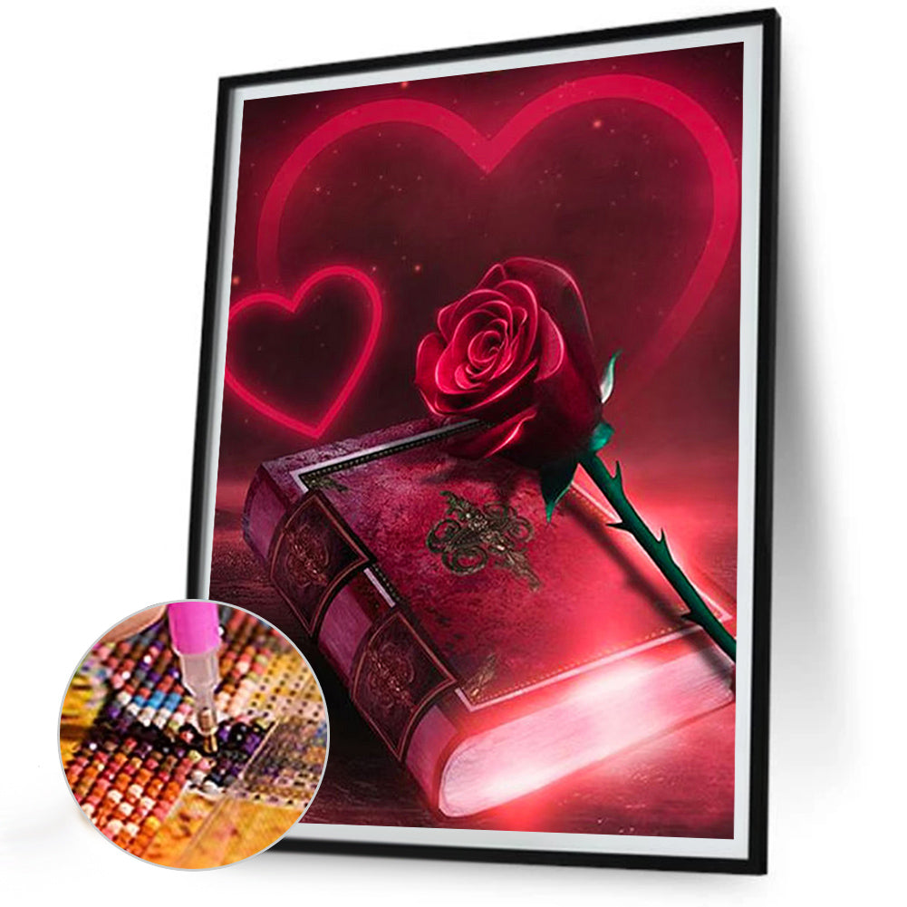 Love Rose - Full Round Drill Diamond Painting 30*40CM