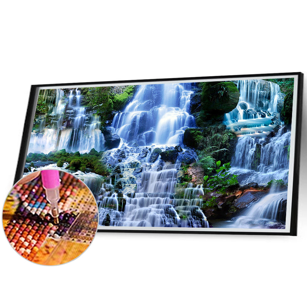 Feiliu Waterfall - Full Square Drill Diamond Painting 80*40CM