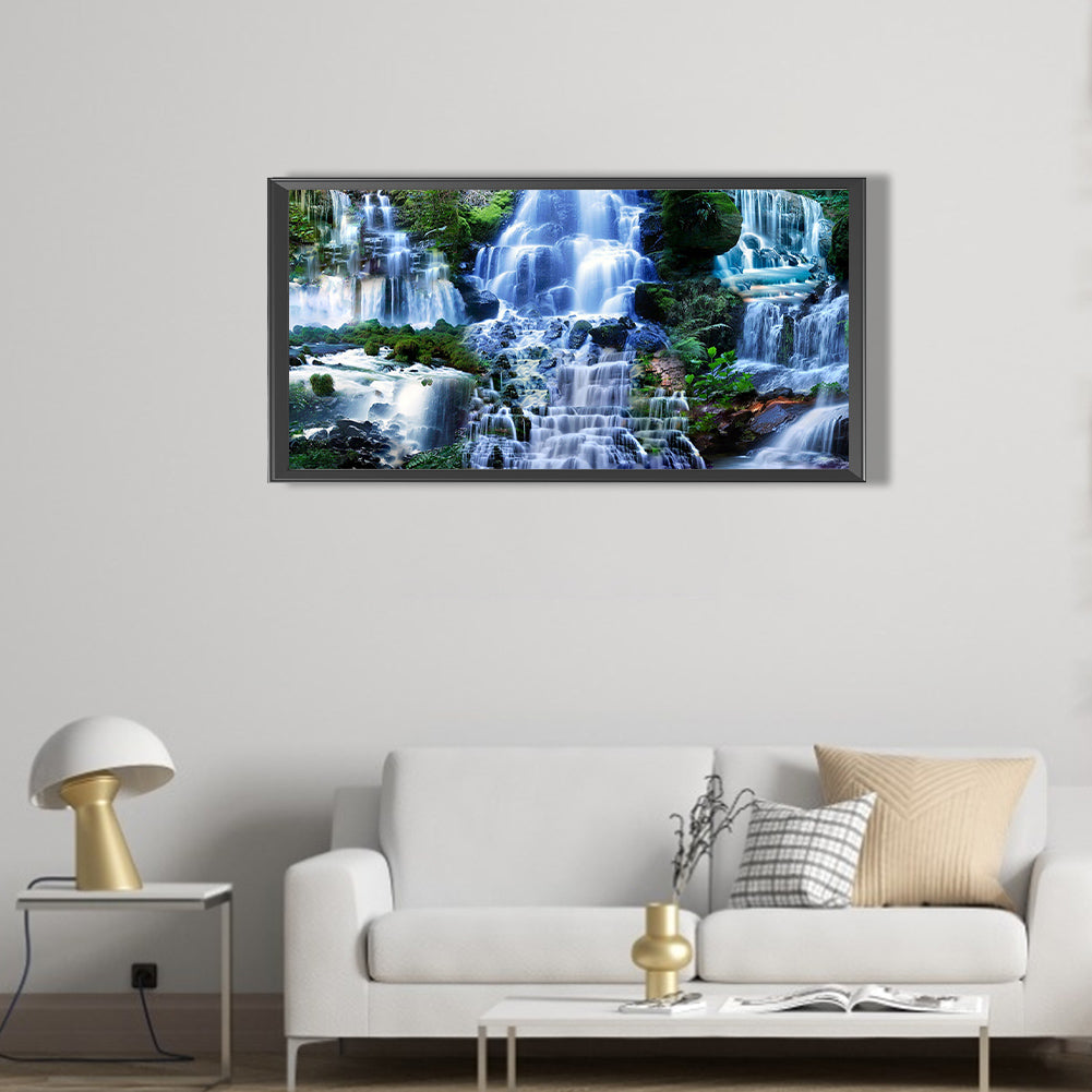 Feiliu Waterfall - Full Square Drill Diamond Painting 80*40CM