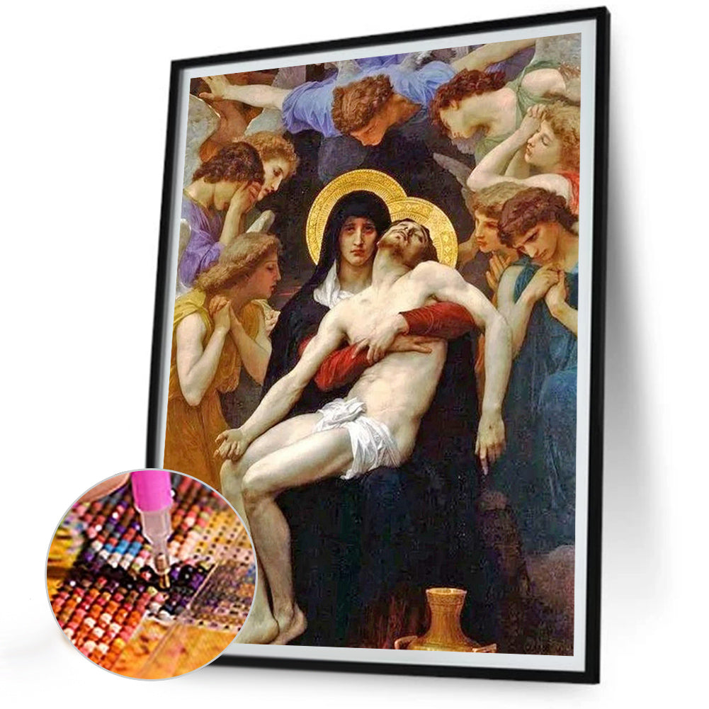 Religion - Full Round Drill Diamond Painting 30*40CM