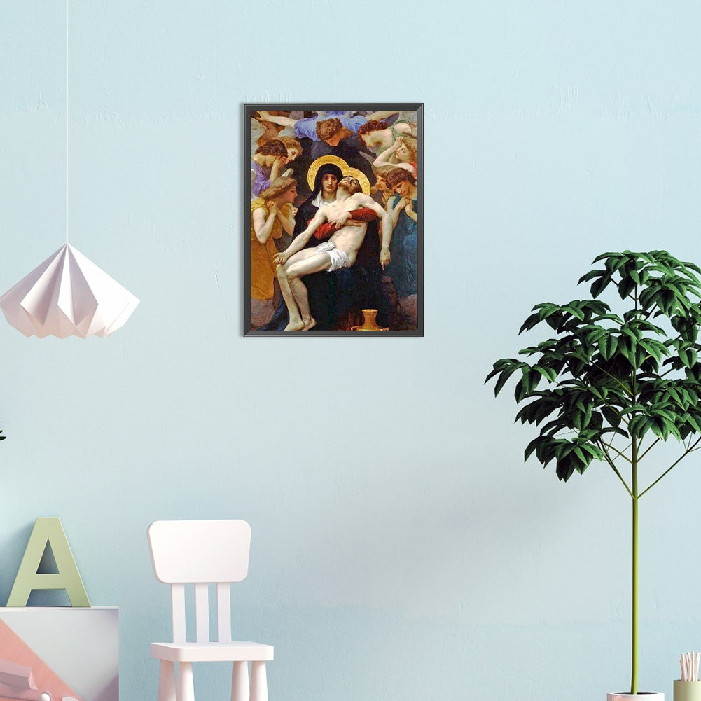 Religion - Full Round Drill Diamond Painting 30*40CM